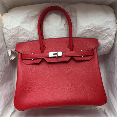 red hermes birkin|hermes birkin white price.